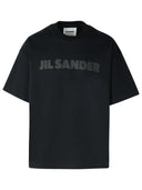 Jil Sander Camisa de algodón negro