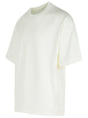 Jil Sander Ivory Cotton T -skjorte