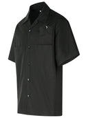 Camicia di cotone nera Jil Sander