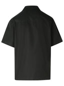 Camicia di cotone nera Jil Sander