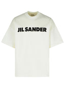 Jil Sander Ivory Cotton T Shirt