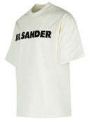 Jil Sander Ivory Cotton T Shirt