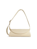 Jil Sander Small 'Cannolo' Cream Lear Bag