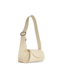 Jil Sander Small 'Cannolo' Cream Lear Bag
