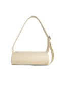 Jil Sander Small 'Cannolo' Cream Lear Bag