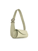 Jil Sander Small 'Cannolo' Light Green Lear Sac