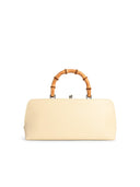 Jil Sander 'Goji' Cream Lear Bag