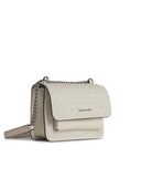 Michael Michael Kors 'Claire' White Lear CrossBody Bag