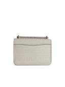 Michael Michael Kors 'Claire' White Lear CrossBody Bag
