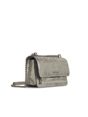 Michael Michael Kors 'Claire' Silver Lear Crossbody Bag
