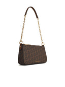 Michael Michael Kors 'Empire' Brown Tela Blend Bag