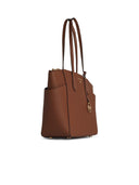 Michael Michael Kors 'Marylin' Brown Lear Shopping Bag