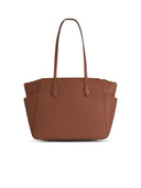 Michael Michael Kors 'Marylin' Brown Lear Shopping Bag