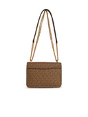 Michael Michael Kors "Claire" Beige Lear Crossbody Bag