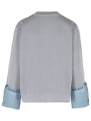 Moschino Jeans Grey Cotton Felpa