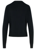Moschino Jeans Black Cotton Sweater