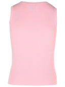 Moschino Jeans Pink Viscose Blend Tank Top