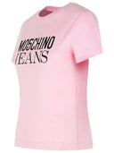 Moschino Jeans Pink Cotton T Shirt