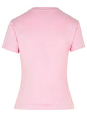 Moschino Jeans Pink Cotton T Shirt
