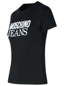 Moschino Jeans Black Cotton T Shirt