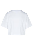Moschino Jeans White Cotton T Shirt