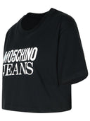 Moschino Jeans Black Cotton T Shirt