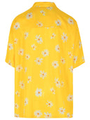Chemise de soie jaune moschino