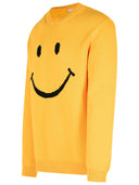 Moschino 'Smile' Pull en coton jaune