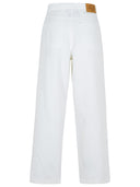 Moschino weiße Baumwollhosen