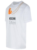 Moschino 'Croissant' Coton blanc en coton