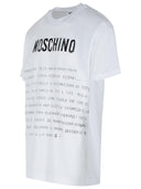 Moschino White Cotton T Shirt