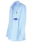 Moschino Light Blue Cotton Shirt