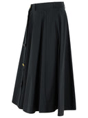 Moschino Black Cotton Skirt