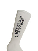 Off White White Cotton Socks