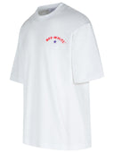 Off White 'Arrow Skate' White Cotton T Shirt