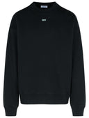 Off White 'Vibe Arrow' Black Cotton Sweatshirt