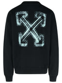 Off White 'Vibe Arrow' Black Cotton Sweatshirt
