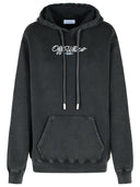 Off White 'Arrow' Sweinshirt Negro de algodón