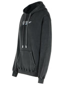 Off White 'Arrow' Sweinshirt Negro de algodón