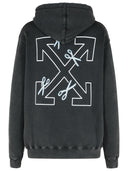 Off White 'Arrow' Sweinshirt Negro de algodón