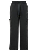 Off White Cargo Book' Black Cotton Pants