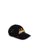 Palm Angels 'Paradise' Black Cotton Hat