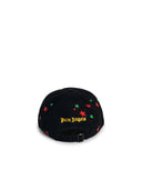 Palm Angels 'Paradise' Black Cotton Hat