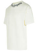 Palm Angels White Cotton T Shirt