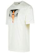 Palm Angels 'Crystal' White Cotton T Shirt