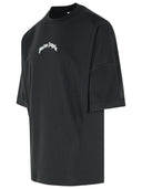 Palm Angels 'Retro' Black Cotton T Shirt