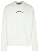 Sudadera de algodón blanco de los ángeles de palma