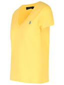 Polo Ralph Lauren Yellow Cotton T Shirt