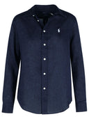 Polo Ralph Lauren Navy Linen Shirt