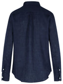 Polo Ralph Lauren Navy Linen Shirt